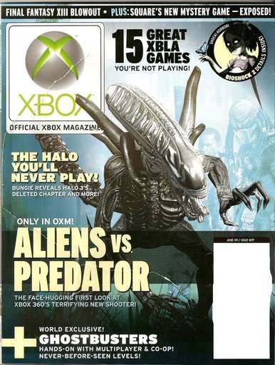 Aliens vs. Predator (2010) - Сканы XBOX Official Magazine