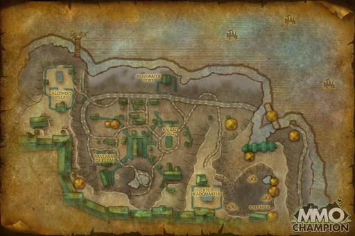 World of Warcraft: Cataclysm - Карты локаций из альфы Катаклизма