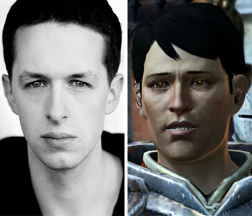 Dragon Age II - Персонажи и люди. Вы видите сходство?